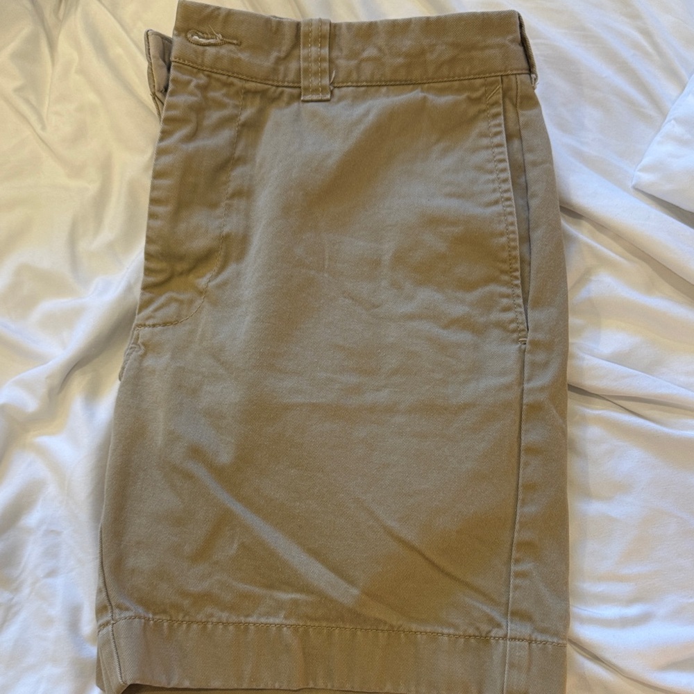 J. Crew Men's Tan Flat Front Shorts
